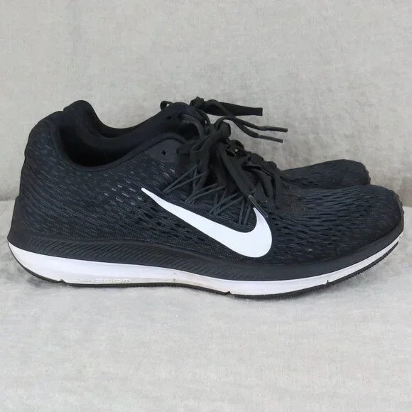 Nike Zoom Winflo Sneakers Running Shoes Women's SIZE 8.5 Black - Picture 1 of 9